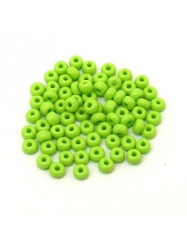 Rocailles 4/0 - 5 mm vert...