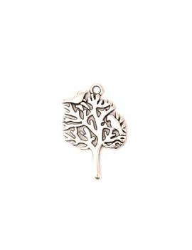 Arbre 21x32 mm argent vieilli