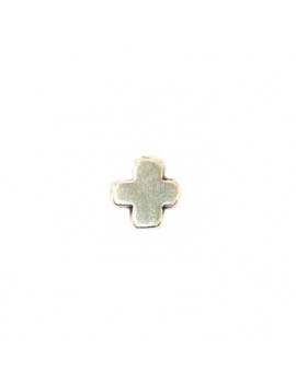 Perle croix 8x8 mm argent...