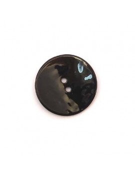 Bouton en nacre noir 28 mm