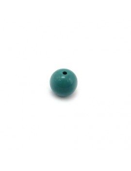 Perle 12 mm bleu lagon