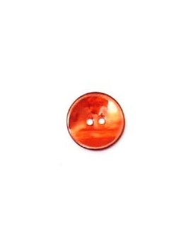 Bouton en nacre rouge 18 mm