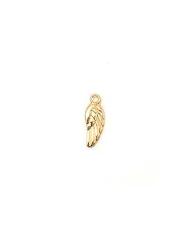 Aile rose doré 7x17 mm