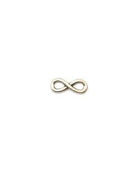 Infini 6x15 mm argent vieilli