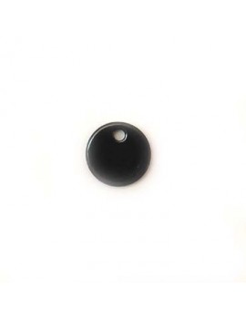 Sequin en nacre noir 10 mm