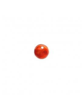 Sequin en nacre rouge 10 mm