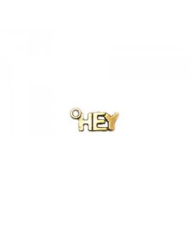 Pendentif hey bronze 7x14 mm