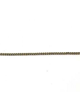 Chaîne fine 1x1,5mm bronze...