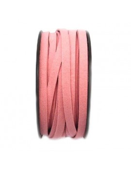 Daim 6 mm rose - 50 cm