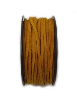 Daim 3 mm ocre - 50 cm