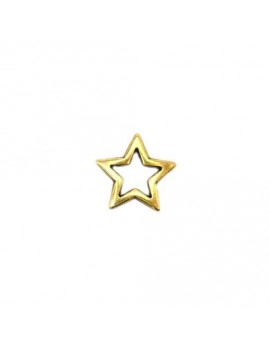 Etoile ajourée 19x19 mm bronze
