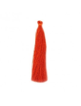 Pompon polyester orange 90 mm