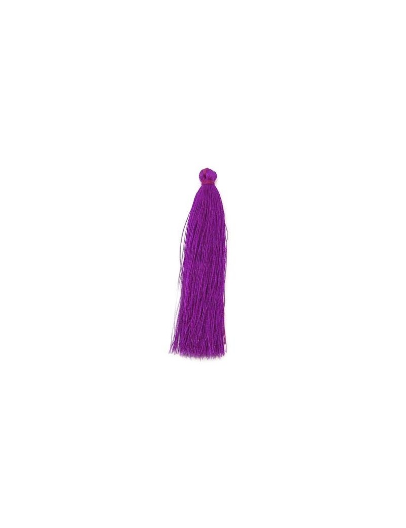 Pompon polyester violet 90 mm