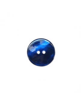 Bouton en nacre bleu marine 23 mm