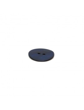 Bouton en nacre bleu marine 23 mm