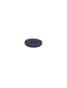 Bouton en nacre bleu marine 15 mm