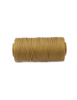 Cordon polyester 0,5 mm camel - 50 cm