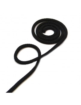 Corde noir 5 mm - 10 cm