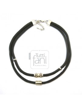 Corde noir 5 mm - 10 cm