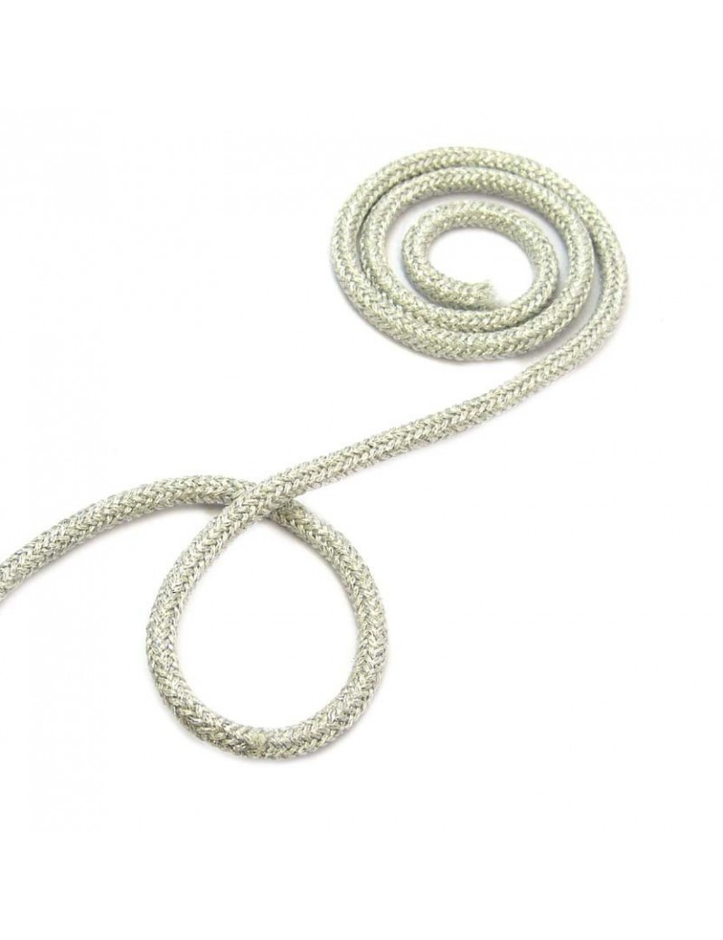 Corde argenté 5 mm - 10 cm