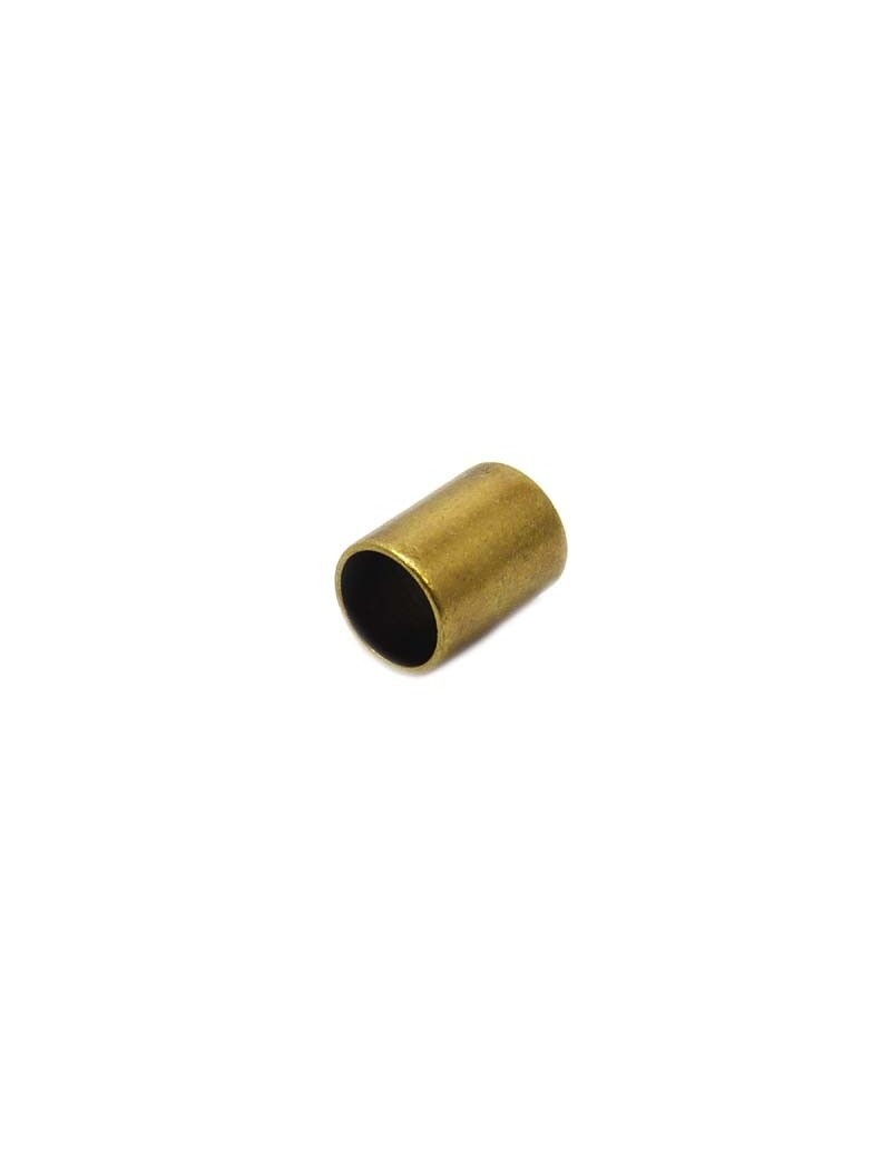 Perle tube bronze 16 mm