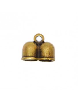 Embout à coller double bronze 10 mm