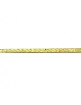 Ruban lurex tressé doré 5 mm - 50 cm