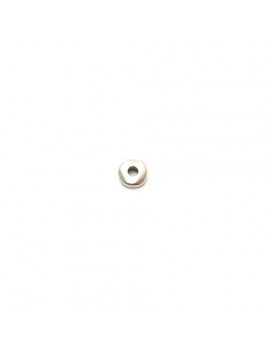Perle vague argent vieilli 1,5 x 4,5 mm