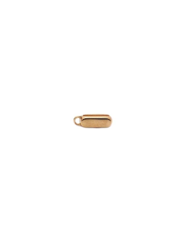 Intercalaire à breloques passant 10 mm rose doré Intercalaire à breloques passant 10 mm rose doré