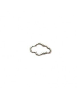 Nuage argent vieilli 9x15 mm