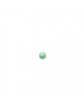 Cabochon en verre turquoise 4 mm