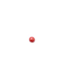 CABOCHON EN VERRE ROUGE 4 MM