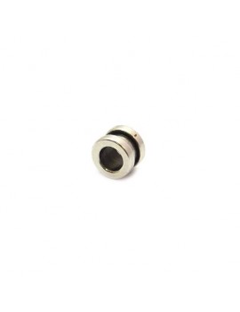 Perle boulon argent vieilli 6x8 mm