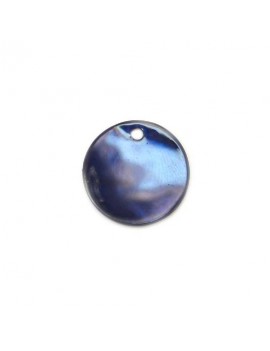 Sequin en nacre bleu marine...