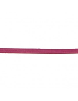 Cuir plat naturel fuchsia 3 mm par 10 cm