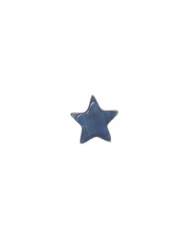 Perle étoile oeil de chat bleu marine 8 mm