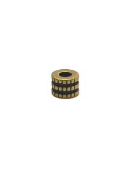 Perle roue bronze 5x6 mm