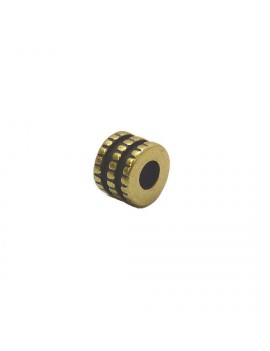 Perle roue bronze 5x6 mm