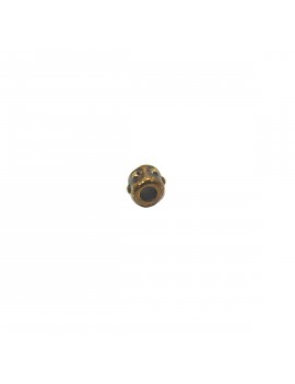 Petite perle à pointes bronze 4 mm