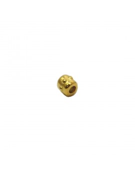 Petite perle à pointes doré 4 mm