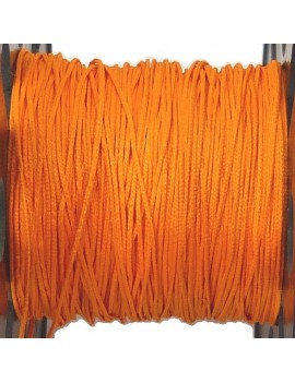 Cordon polyester 0,5 mm orange - 50 cm