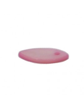 Larme en nacre rose 9x18 mm