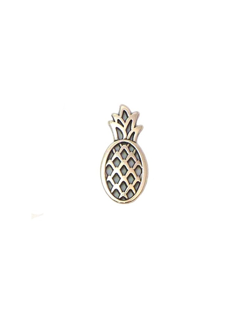 Ananas argent vieilli 12x25 mm