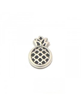 Ananas argent vieilli 12x25 mm