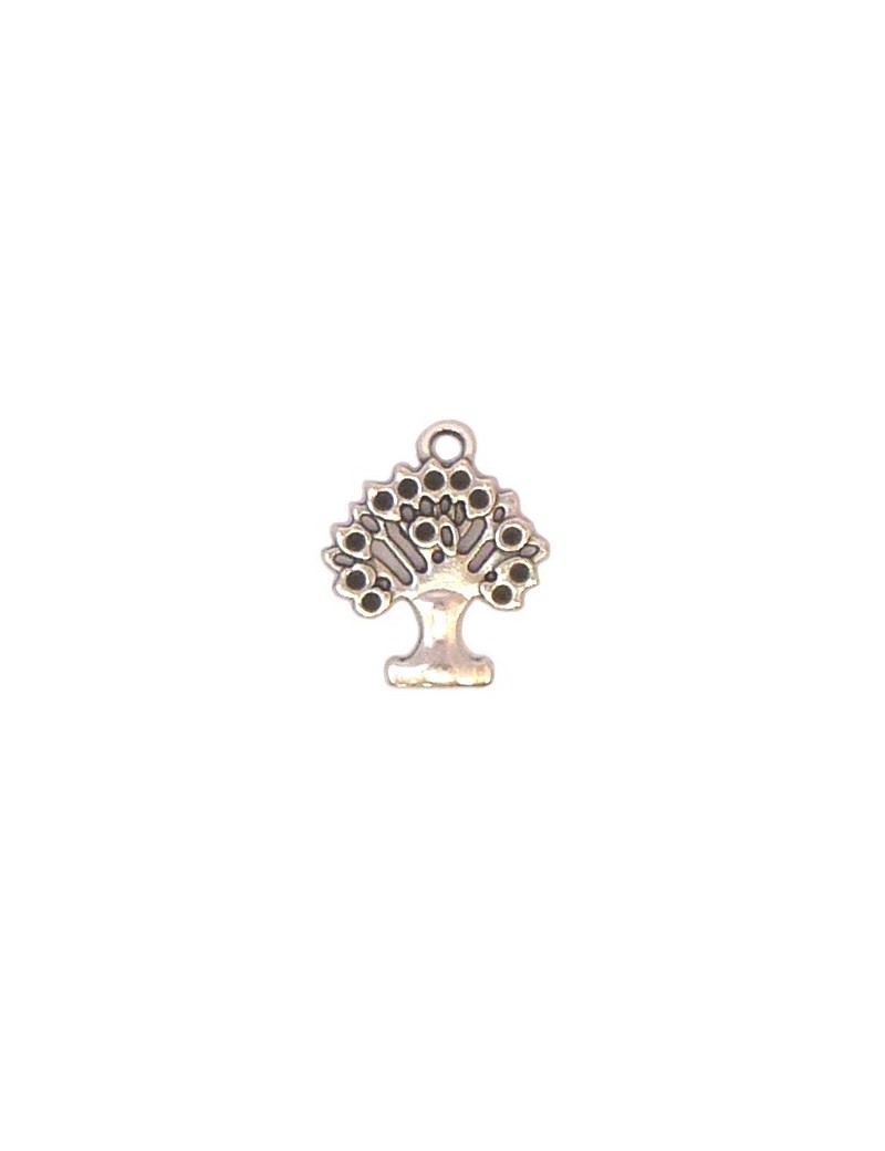 Arbre argent vieilli 15x17 mm