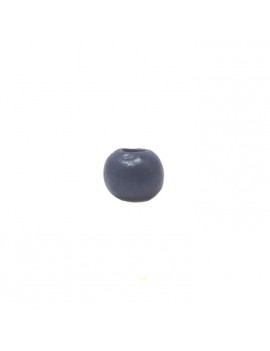 Perle céramique 8 mm bleu marine mat