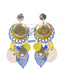 Boucles d'oreilles sequin 8 mm